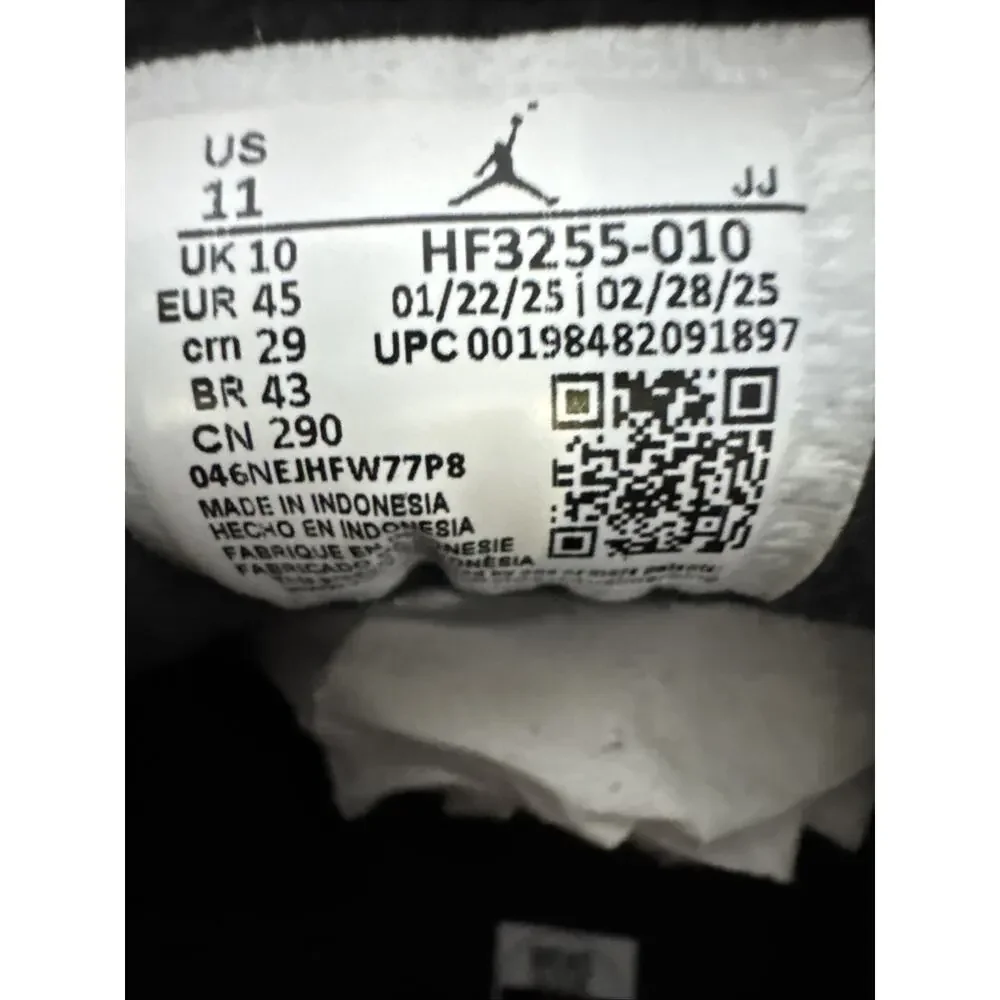 Size 11-Air Jordan Flight Court Black Anthracite HF3255-010